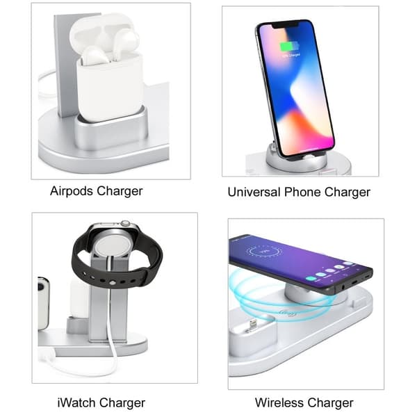 Ladestasjon for mobil, Apple Watch og AirPods – Induksjon
