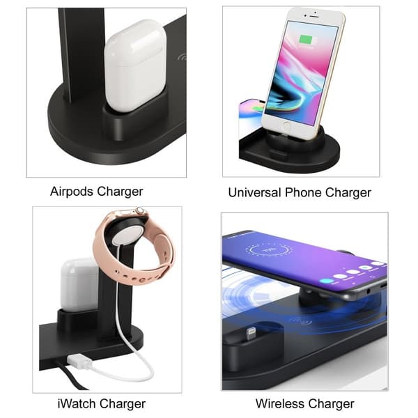 Laddningsstation för Mobil, Apple Watch & AirPods - Induktion