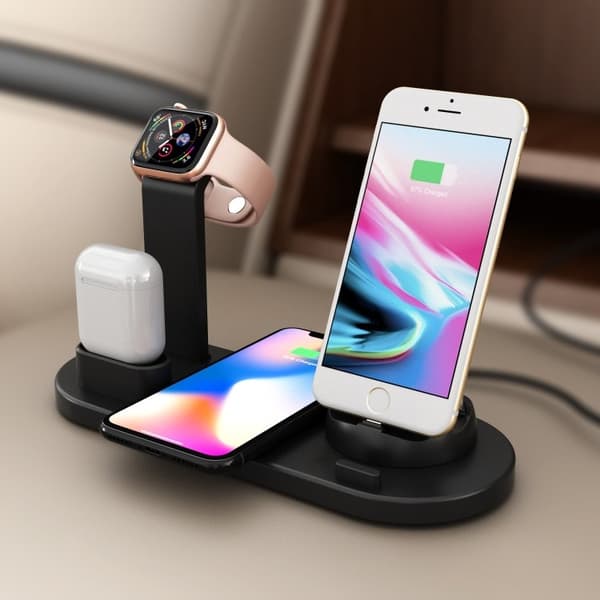 Laddningsstation för Mobil, Apple Watch & AirPods - Induktion