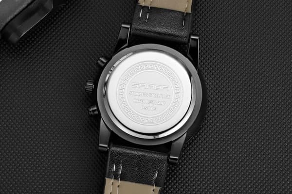 Quartz Klocka / Armbandsur - Brun/Silver