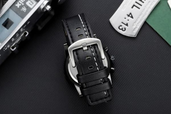 Quartz Klocka / Armbandsur - Brun/Silver