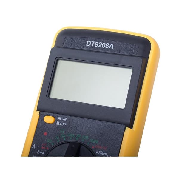 DT9208A Digital Multimeter med Temperaturmåling