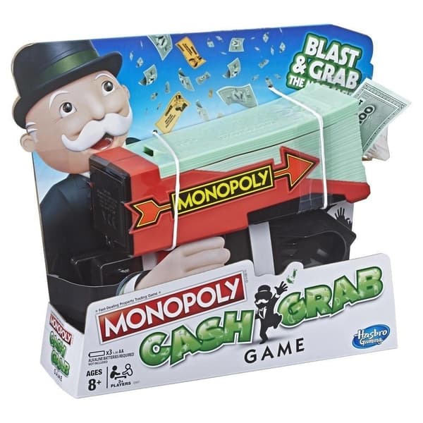 Monopol Cash Grab - Sällskapsspel - Spel till Familj