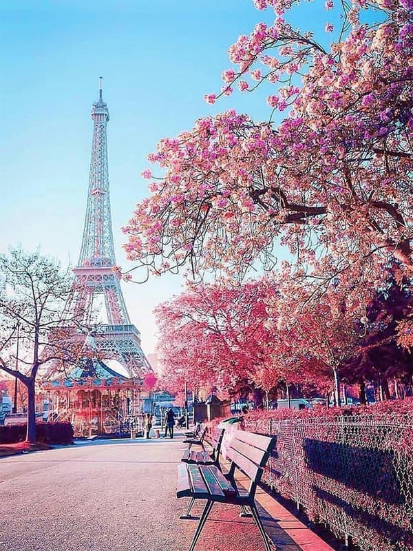 Diamond Painting / DIY 5D Diamantmaling - 30x40cm - Paris