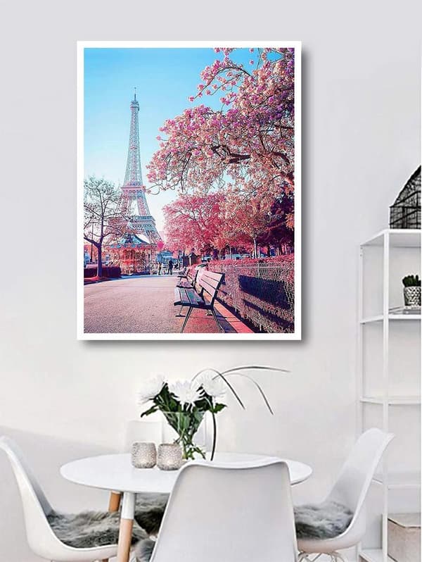 Diamond Painting / DIY 5D Diamantmålning - 30x40cm - Paris