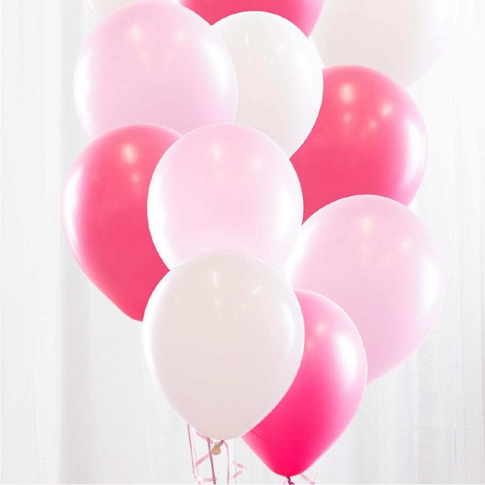 Ballongbukett Babyrosa - Ballonger