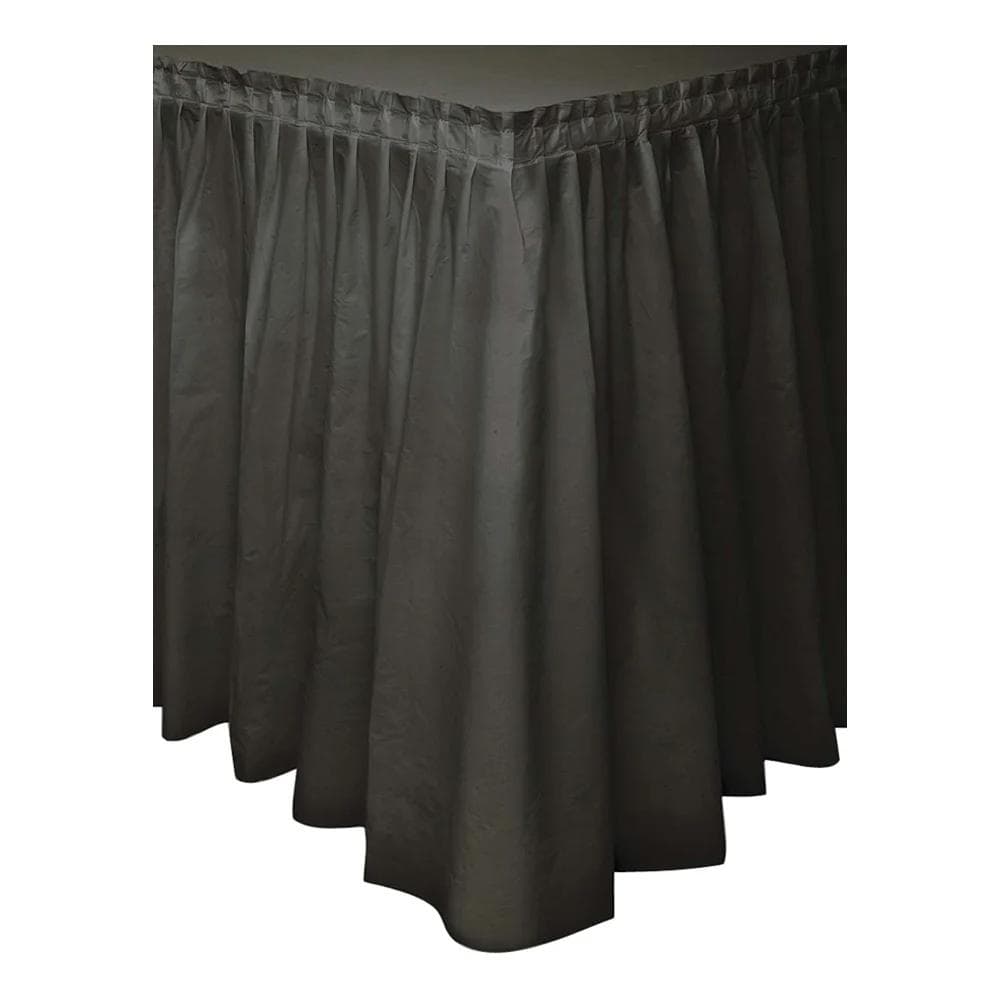 Bordskjol Svart / Bordsduk - Kjol till Bord