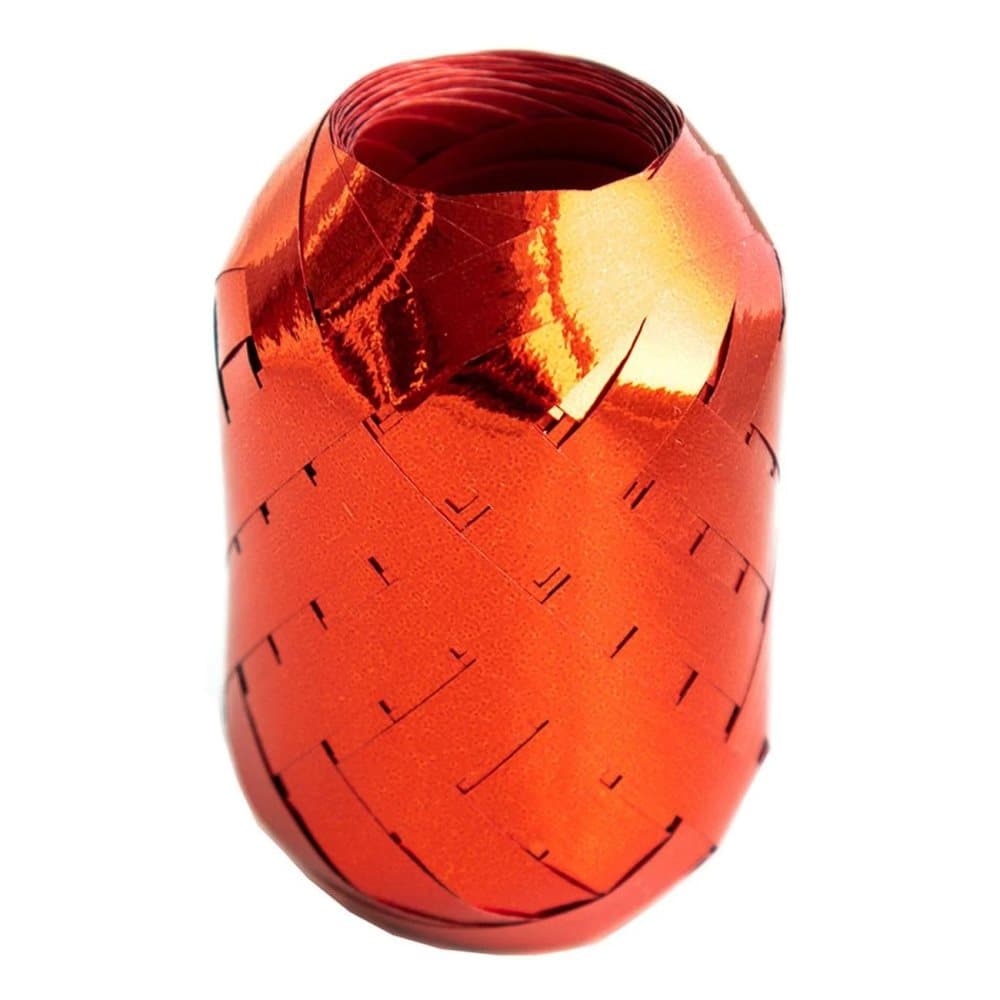 Ballongsnöre / Presentsnöre - Metallic Röd - 7mm x 20m