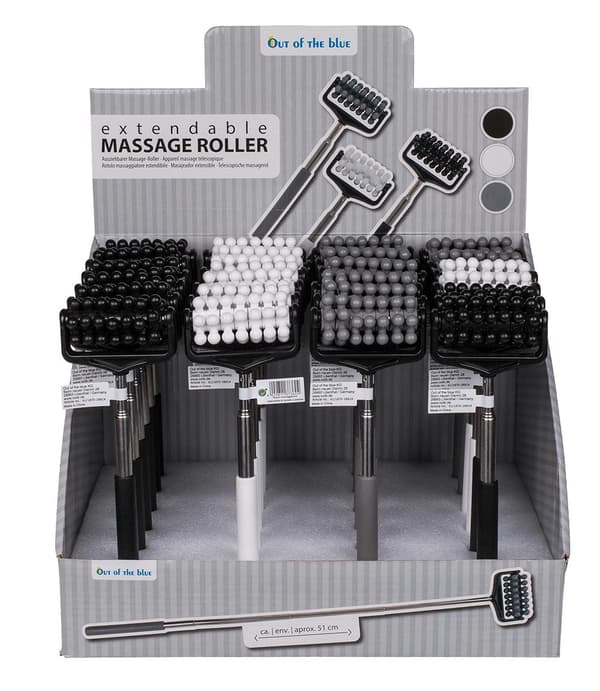 2-Pack - Massagerulle på Pinne - Utdragbar - Massage (50 cm)