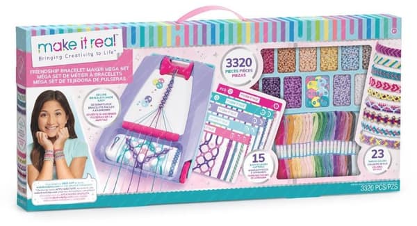 MAKE IT REAL DIY Mega friendship bracelet maker set