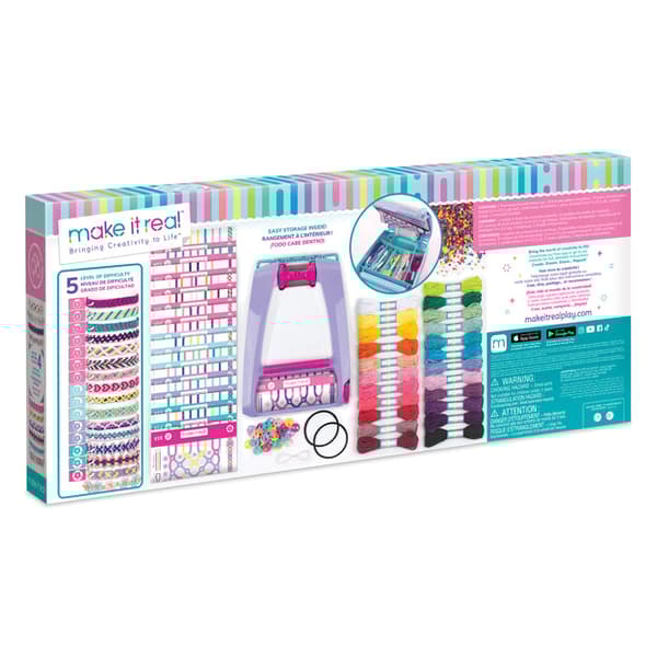 MAKE IT REAL DIY Mega friendship bracelet maker set