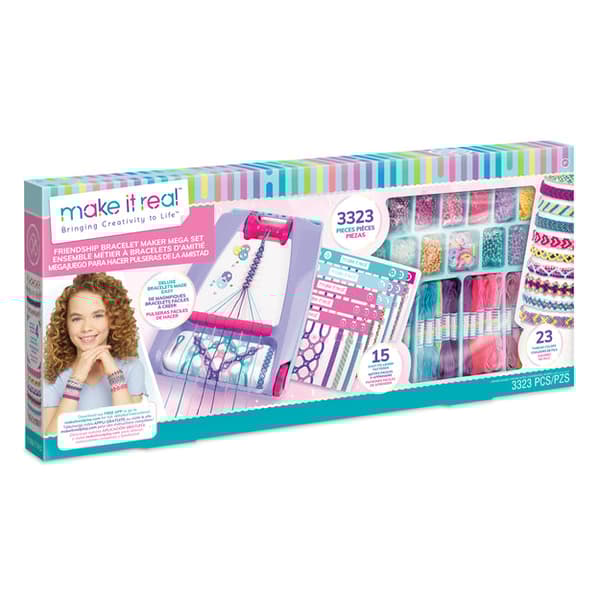 MAKE IT REAL DIY Mega friendship bracelet maker set