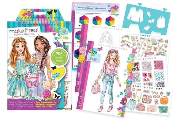 MAKE IT REAL Fashion design sketchbook "Blooming creativity"