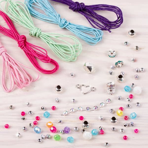 MAKE IT REAL Rainbow Bling Bracelets DIY jewelry set
