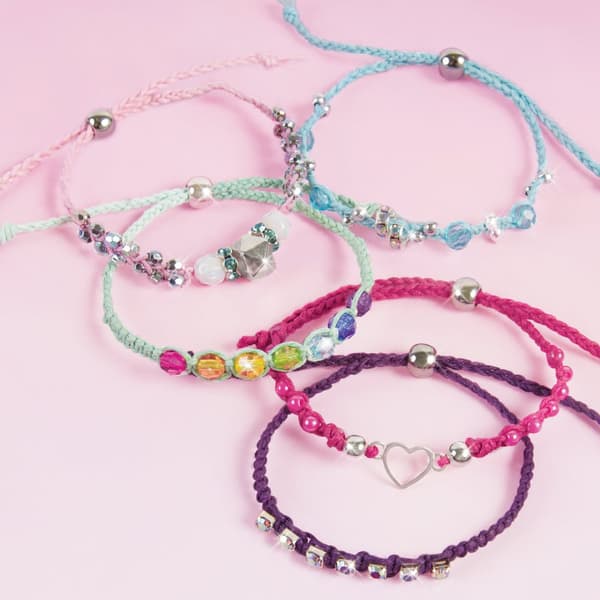MAKE IT REAL Rainbow Bling Bracelets DIY jewelry set