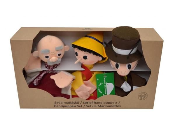 Mú - Set 3 Pinocchio Puppets - MORAVSKA USTREDNA BRNO