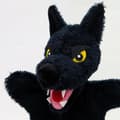 Miniatyrbild 3 av 4: Mú - Black Wolf Puppet - MORAVSKA USTREDNA BRNO