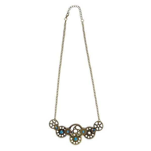 Boland Gear Punk Necklace Blue/Bronze One Size