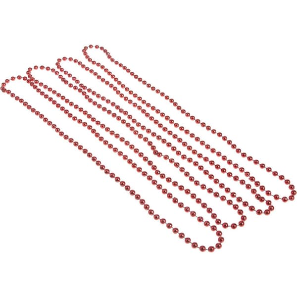 Unique Party Beaded Metallic Necklace (Pack of 4)
