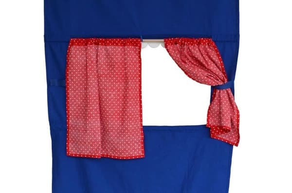 Dockteater - Märke - Modell - H 150 x B 75 Cm - Blå - Barn - Blandat