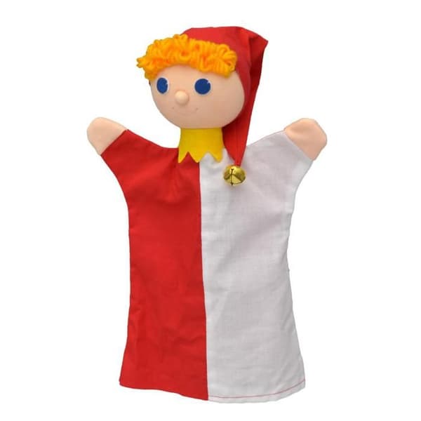Mú - Red Jester Puppet - MORAVSKA USTREDNA BRNO