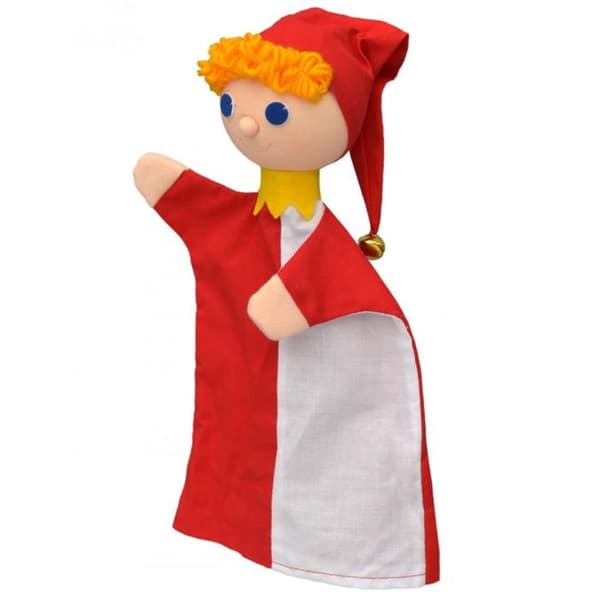 Mú - Red Jester Puppet - MORAVSKA USTREDNA BRNO