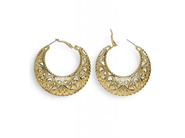 Widmann kostymsmycken - WDM03577 - GOLDENE GIPSY/ROMER OHRRINES