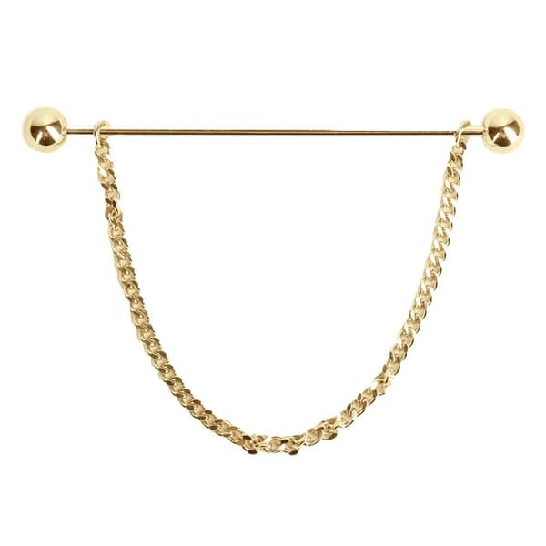 Supreme Products Klassisk slipsnål Gold One Size