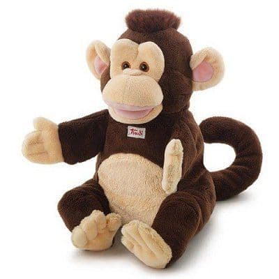 Handdocka - Trudi Pets - Apa 25 cm - Svart - Blandat - Från födseln