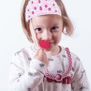Prinsesstillbehör för roliga foton (paket med 12)
