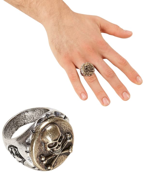 Piratens ring - Maskeradaccessoar för vuxna.Size-One size