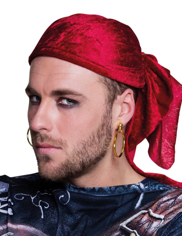 Ett par piratörhängen för vuxna till maskeraden.Size-One size