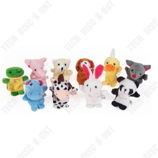 TD® Plysch Doll Tale Uppstoppad handdocka seriefigur Söt djur Fingerdocka Fingerdocka