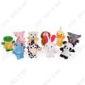 Miniatyrbild 1 av 4: TD® Plysch Doll Tale Uppstoppad handdocka seriefigur Söt djur Fingerdocka Fingerdocka