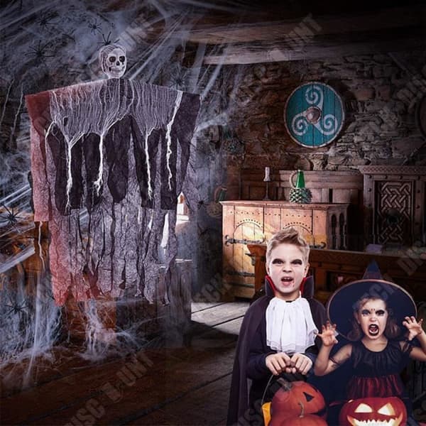 TD® Hängande spöke för Halloween 50*90 cm Skrämmande skalle Fuskformad leksak Lämplig för Halloween, spökhus