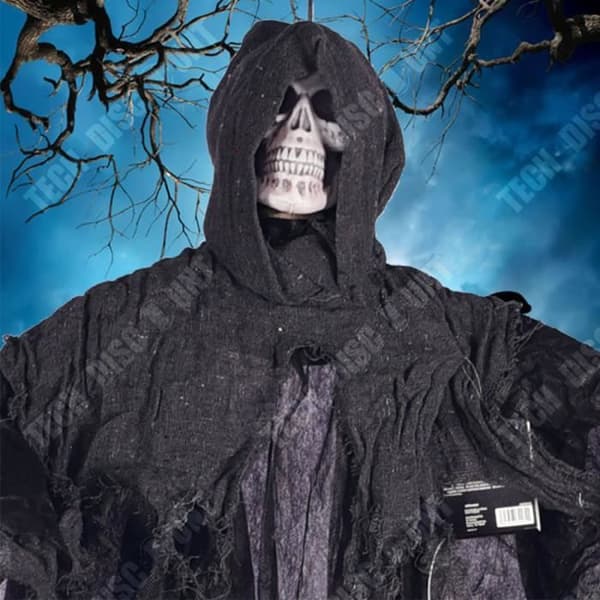 TD® Spökhängande för Halloween 120*79cm Skräckskalle Ljus med ljudaktivering Passar för Halloween