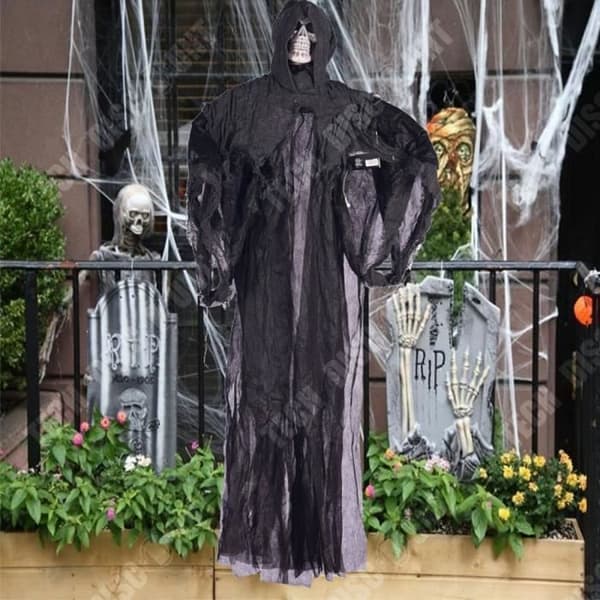 TD® Spökhängande för Halloween 120*79cm Skräckskalle Ljus med ljudaktivering Passar för Halloween