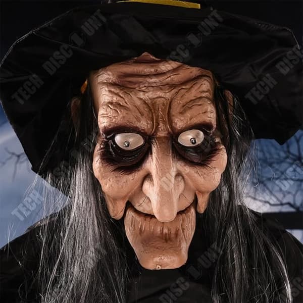 TD® Halloween dekoration häxa röststyrning rekvisita elektrisk lysande hängande spöke spöke festival