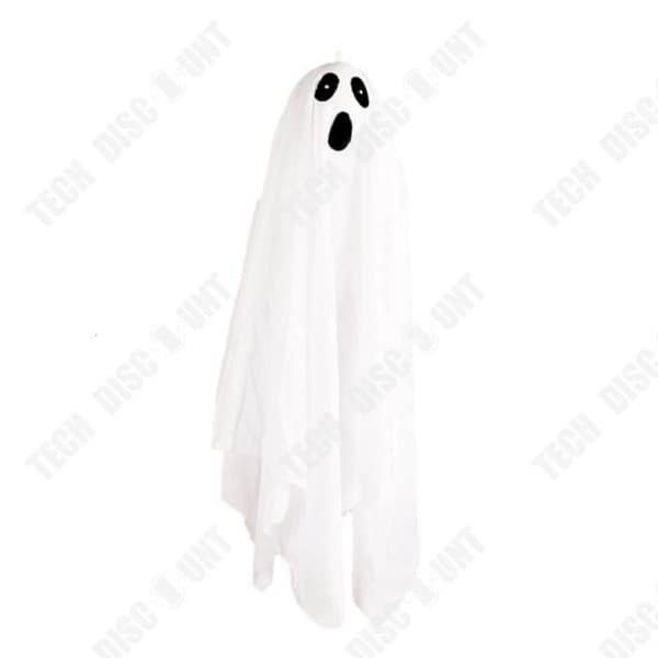 TD® Halloween dekoration spökhus bar fest rekvisita infällbar glänsande vit spöke hängande spöktorn hänge