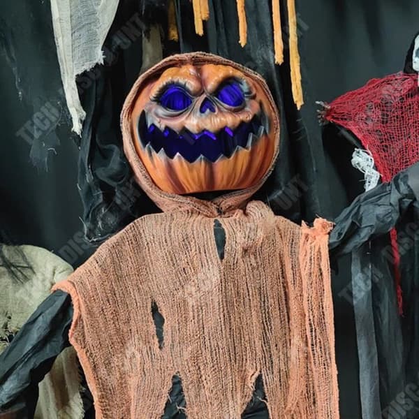 TD® Halloween dekoration röstaktiverad ljusemitterande taklampa