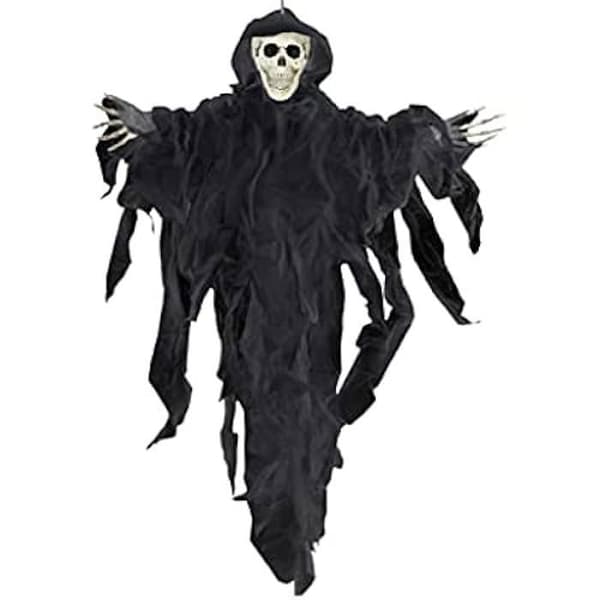 Dekorativt skelett - ATOSA - Deko Skelett - 78x57 cm - Svart - Blandat