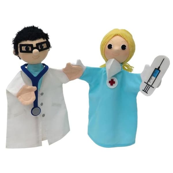 Mú - Set med 5 marionetter från det medicinska universum - MORAVSKA USTREDNA BRNO
