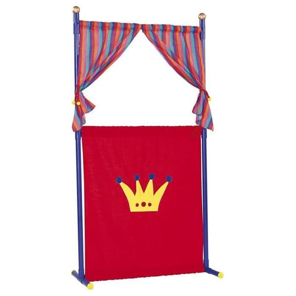 Dockteater - Simba Toys - Poppen med 4 dockor - Röd - Barn - Blandat - Från 5 år