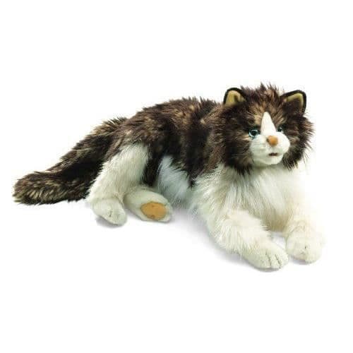 Rufsig kattdocka - Folkmanis - För barn från 3 år och uppåt
