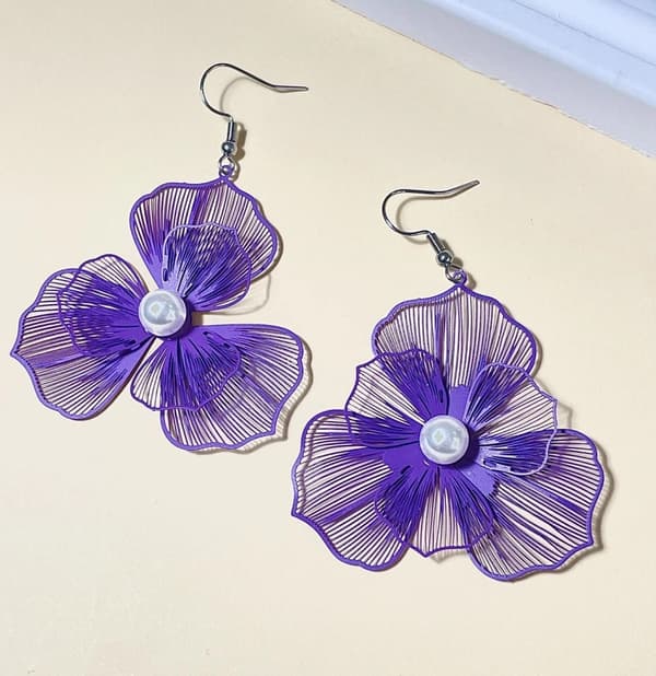 Filigree earrings in many beautiful colors