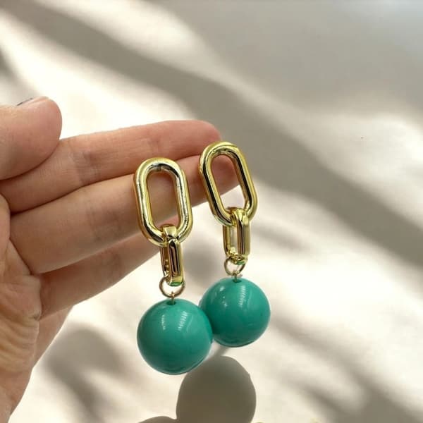 Agélii Fashion - Colored plastic pendants