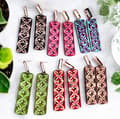 Pikkukuva 1 / 2: Agélii Fashion - Wooden earrings with patterns in several colors