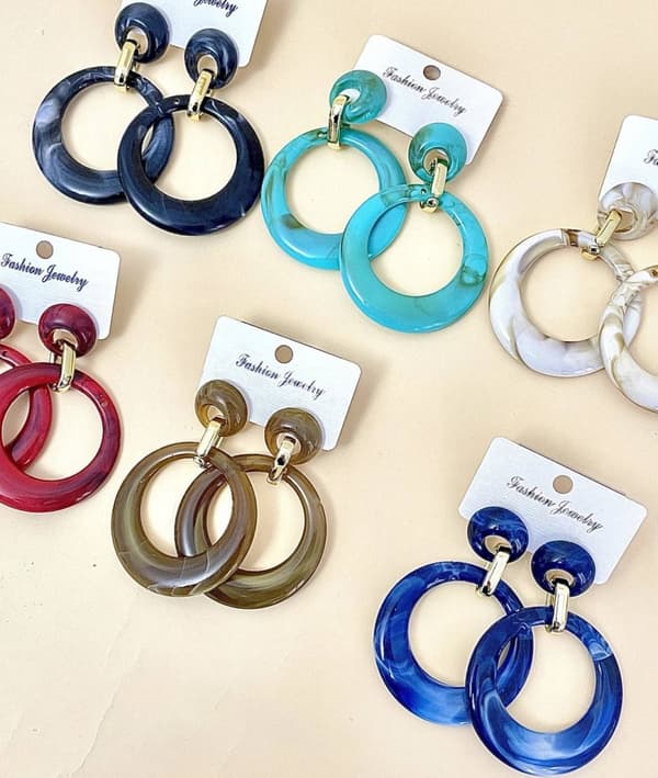 Agélii Fashion - Large earrings in several colors