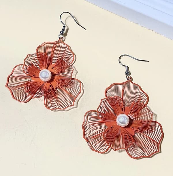 Agélii Fashion - Filigree earrings in many beautiful colors