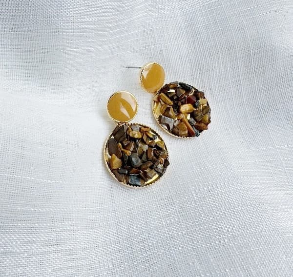 Agélii Fashion - Earrings with stones - several colors